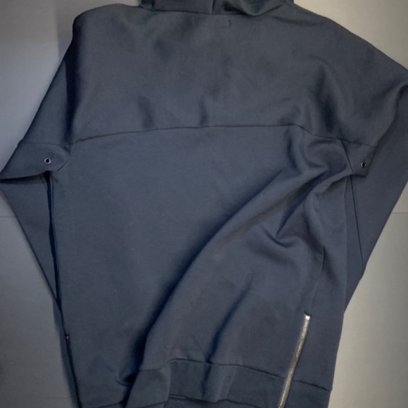 Karl Lagerfeld Side Zip Hoodie in Dark Navy XXL - Picture 2 of 5